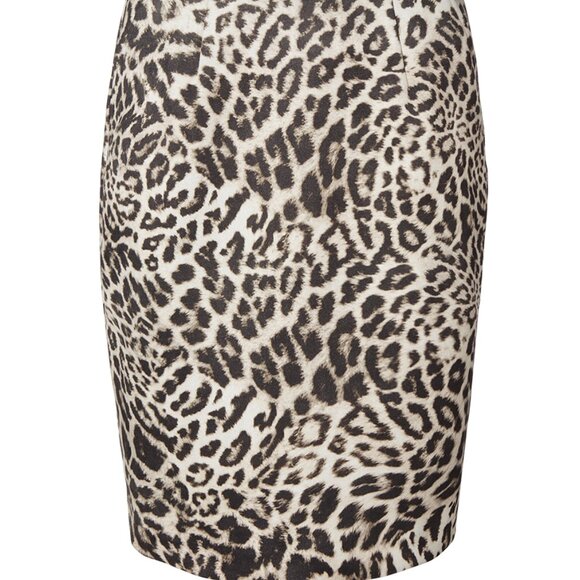 CABI Sophia Ultrasuede Leopard Skirt - Picture 2 of 2